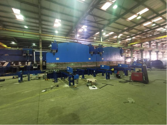 Good price 600T/6500 मिमी इलेक्ट्रिक हाइड्रोलिक सीएनसी टैंडेम प्रेस ब्रेक फोल्डिंग स्टील प्लेट के लिए ऑनलाइन