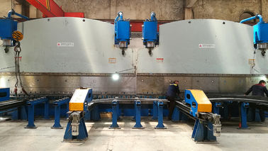 गुणवत्ता  Double linkage CNC hydraulic plate bending machine for light pole production line फैक्टरी