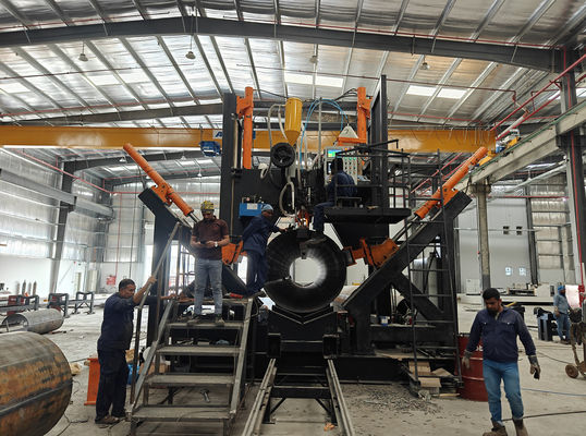 HM1600/16000 उच्च मस्तूल /मोनो पोल / संचार पोल बंद वेल्डिंग मशीन मॉडल