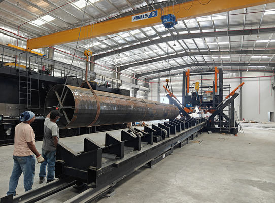 HM1200 व्यास 1200 मिमी लंबाई सीम वेल्डिंग के लिए बंद वेल्डिंग मशीन
