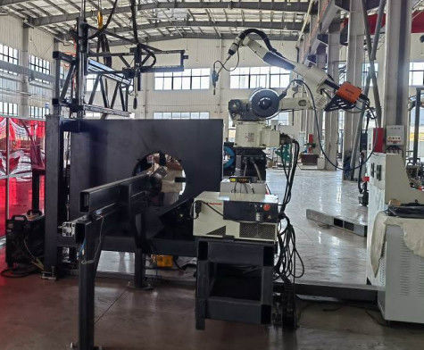120mm 260mm लाइट पोल वेल्डिंग मशीन / लाइट पोल बनाने की मशीन