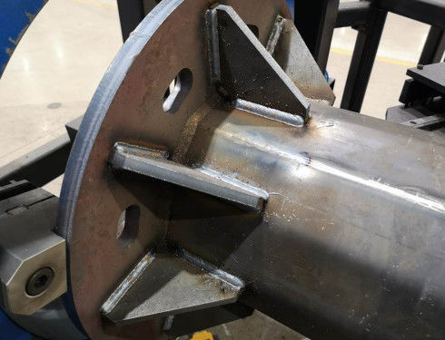 120mm 260mm लाइट पोल वेल्डिंग मशीन / लाइट पोल बनाने की मशीन