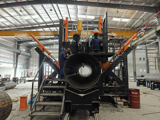 HM1200/12000 हाईमास्ट और मोनोपोल सीम वेल्डिंग मशीन