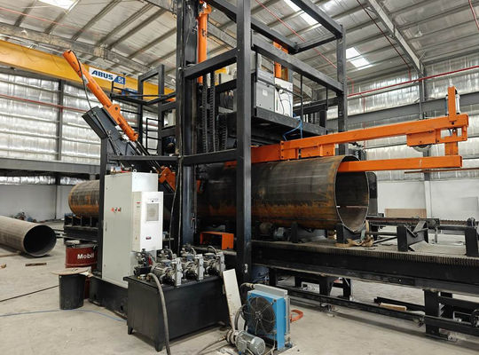 HM1800/14000 उच्च मस्तूल / मोनो पोल / संचार पोल के लिए बंद वेल्डिंग मशीन