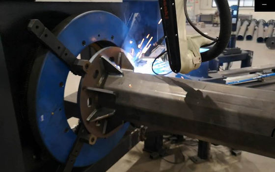 रोबोट बेस प्लेट वेल्डिंग मशीन मॉडल RW-120/300