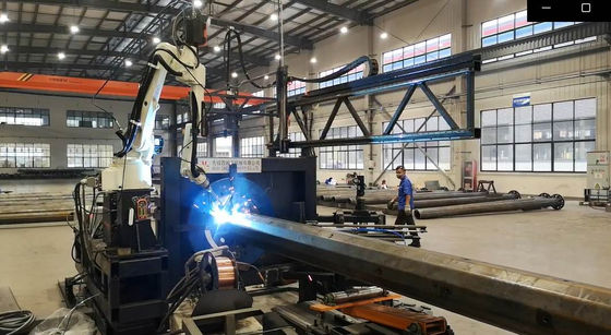 रोबोट बेस प्लेट वेल्डिंग मशीन मॉडल RW-120/300