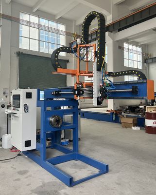 350mm 2000mm लाइट पोल डोर कटिंग मशीन 360 डिग्री