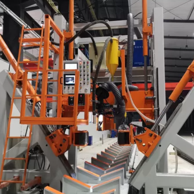 HM2500/14000 14m सीएनसी स्वचालित प्रकाश पोल सीम बंद वेल्डिंग मशीन अधिकतम 2500 मिमी व्यास