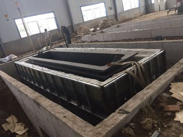 पर्यावरण संरक्षण प्रणाली के साथ 7.0x1.2x2.2m जिंक टैंक हॉट डिप गैल्वनाइजिंग उपकरण