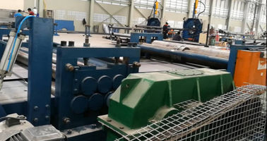 स्वत: शंकु काटना मशीन, 12000mm स्ट्रीट लाइट ध्रुव उत्पादन लाइन