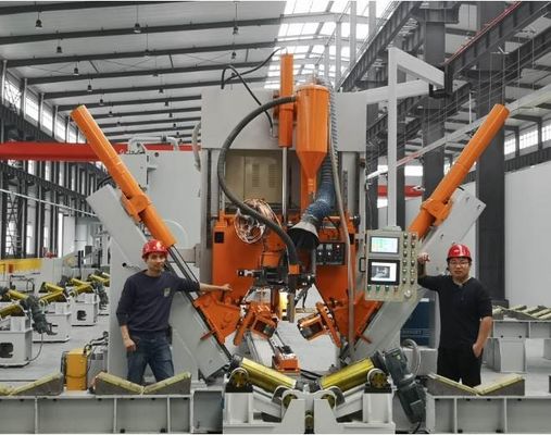 अधिकतम व्यास 500 मिमी 12000 मिमी लाइट पोल बंद वेल्डिंग मशीन 5 जी संचार पोल के लिए