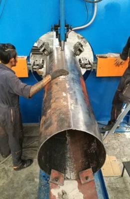 उच्च प्रदर्शन ट्यूब / लाइट पोल शट-वेल्डिंग मशीन अधिकतम 600/16000