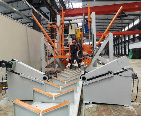 हाईमास्ट पोल, मोनोपोल, 5G कम्युनिकेशन पोल के लिए HM1200/12000 शट वेल्डिंग मशीन