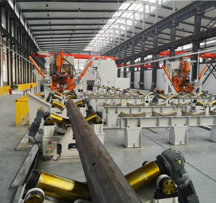 स्वचालित HM500 / 14000mm मोनोपोल वेल्डिंग मशीन